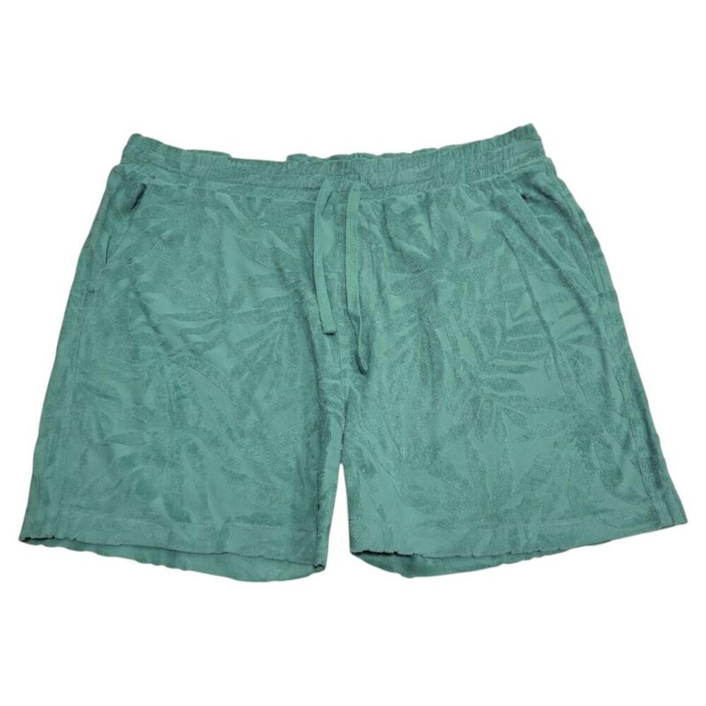 WP Weatherproof Men's Jacquard Soft Moisture Wicking Terry Short - Green